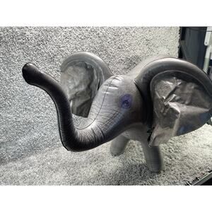 Realistic Inflatable Elephant Jungle Animal Wildlife Safari Toy Party Decoration